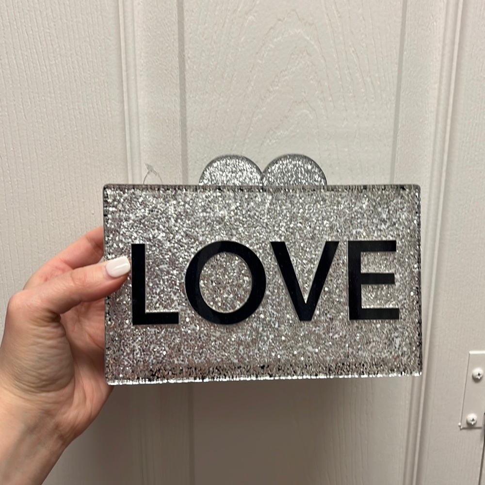 Bari Lynn clutch with tags